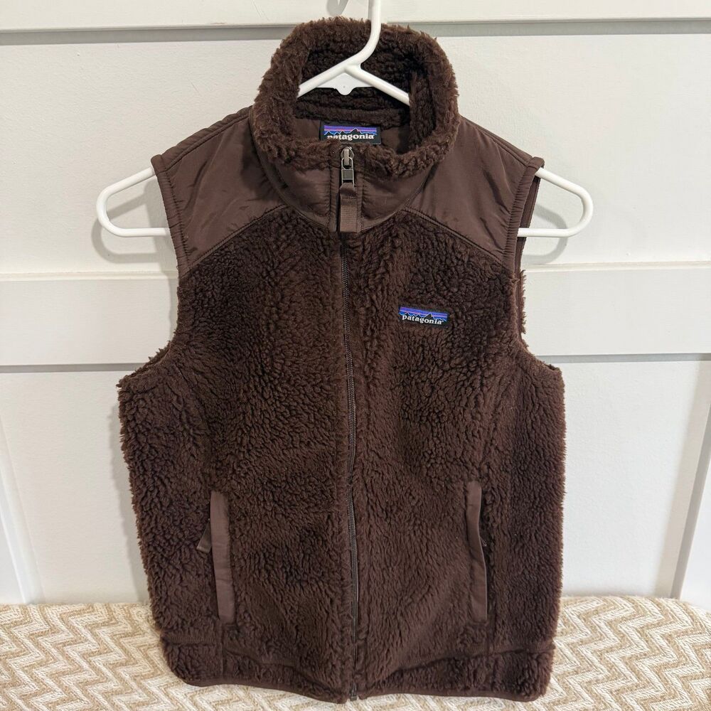 Patagonia Women’s Classic Retro-X Sherpa Fleece Vest Java Brown